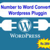 number to word converter wordpress plugin